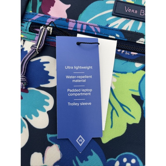 NEW!! Vera Bradley Lighten Up Grand Firefly Garden Floral - Water Resistant - Picture 4 of 8